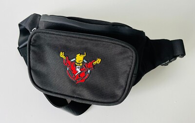 Thunderdome BLACK Fannypack Gabber Hardcore new Fanny Pack ID&T Embroidery logo