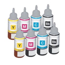 8 x Universal Ink Bottles BCMY Alternative For Canon GI-55 - GX1050, GX2050