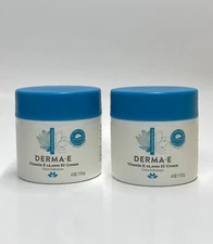 Derma E Vitamin E 12,000 IU Cream 12,000 Iu 4 Oz. Each Cream ( Pack of 2)