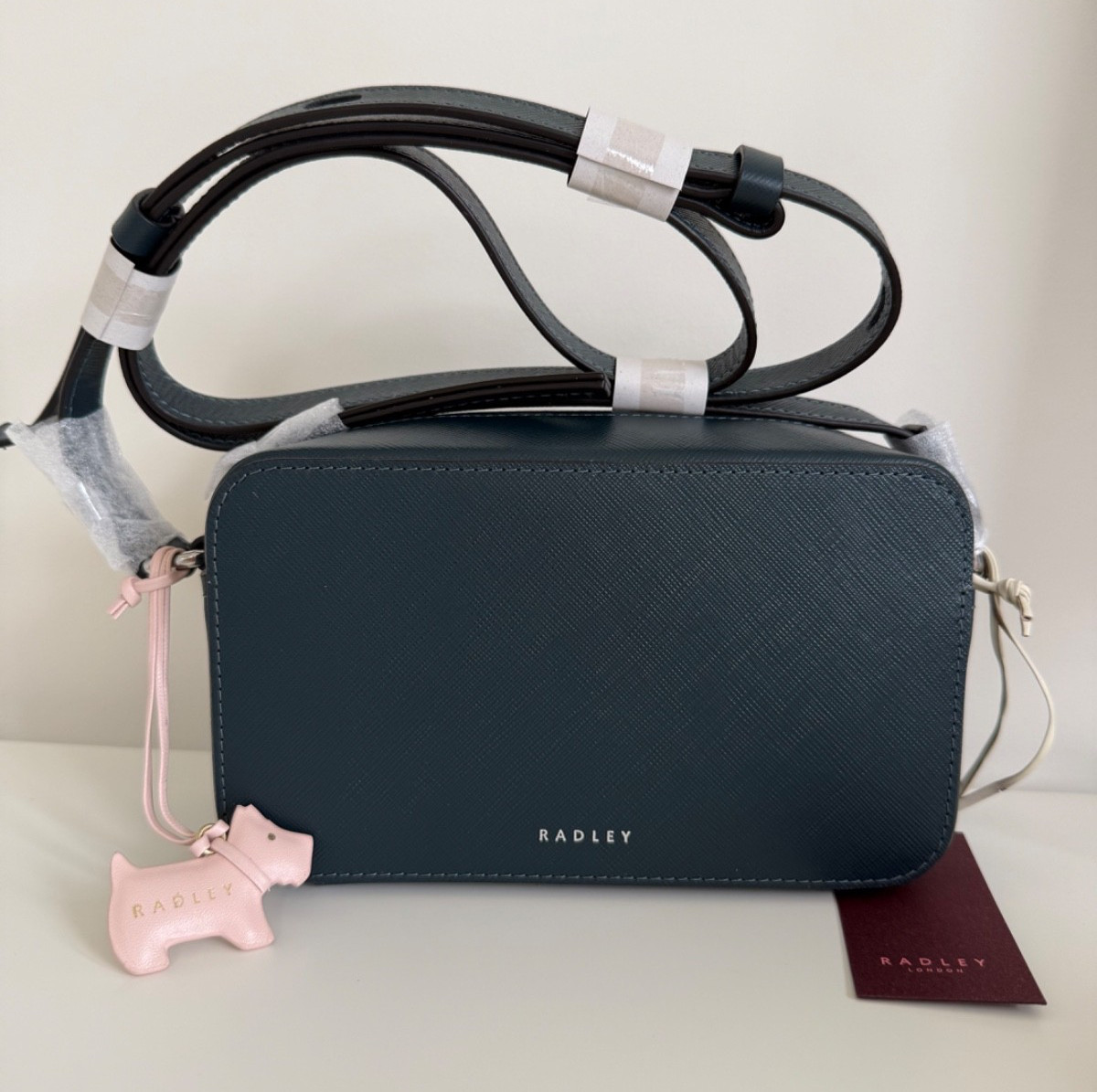RADLEY  Beech Row Teal Leather Crossbody - Camera Bag BNWT
