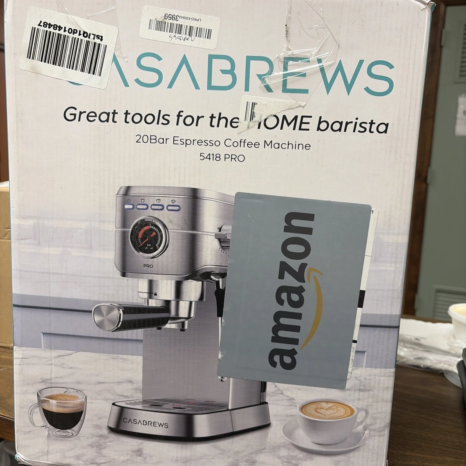 CASABREWS 5418 PRO Espresso Machine 20 Bar