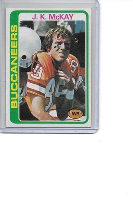 1978 Topps J.K. McKay Tampa Bay Buccaneers Football Card #246
