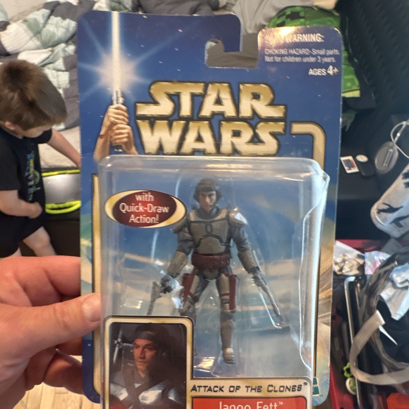 Star Wars Jango Fett Action Figure - II: Attack of the Clones Sci-Fi