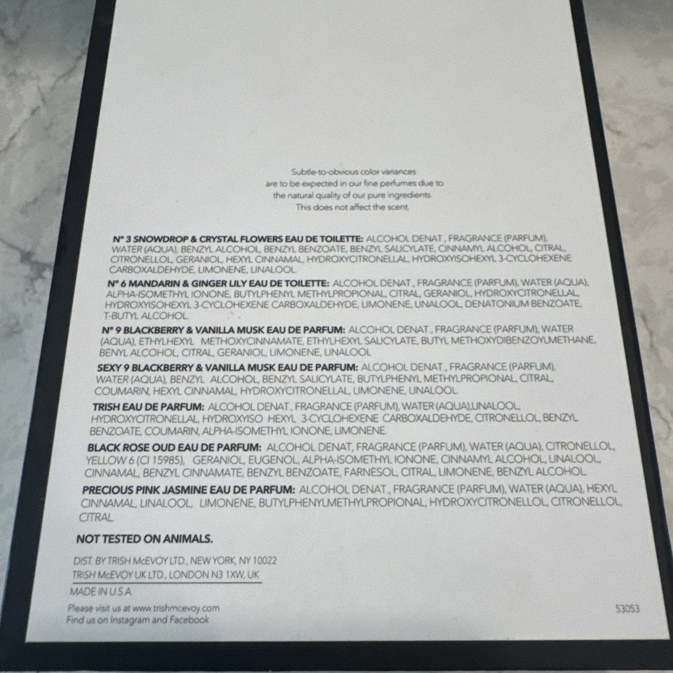 Trish McEvoy 6 Mandarin & Ginger Lily Eau de Toilette Spray 1.7 oz NEW IN BOX - Image 4 of 4