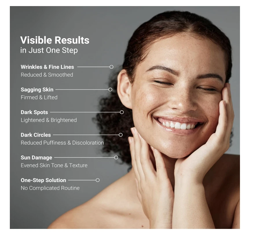 Tratamiento antienvejecimiento todo en uno South Beach, 2,54 oz - cuidado reafirmante e hidratante, EE. UU. Foto 4 de 4