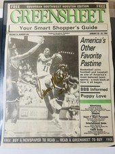 NBA Vintage Vernon Maxwell Newspaper Clipping Original Auto Houston Rockets