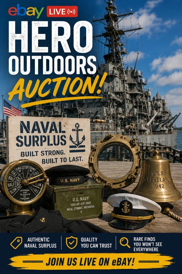 Hero Surplus Naval Friday Auction!