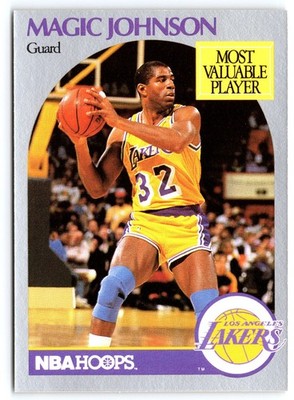 1990-91 NBA Hoops - Magic Johnson MVP #157