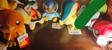 New Pokemon Starter Plush Lot Gen 2-4: Cyndaquil, Piplup, and More Pokeball