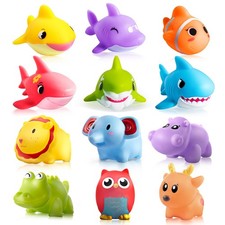 Hely Cancy No Hole Bath Toys for 1 Year Old Infant Boys Girls - Safe  Fun