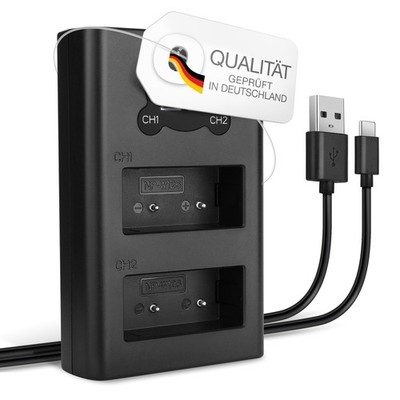 USB Dual Ladegerät für Fuji X-Pro2 X-A10 FujiFilm X-E4 Doppelladegerät Ladekabel