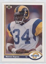 1991 Upper Deck Marcus Dupree #499 0t13