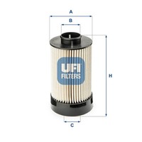 Kraftstofffilter UFI 26.072.00 Filtereinsatz FüR Iveco Daily 4 29L10 29L12 29L14