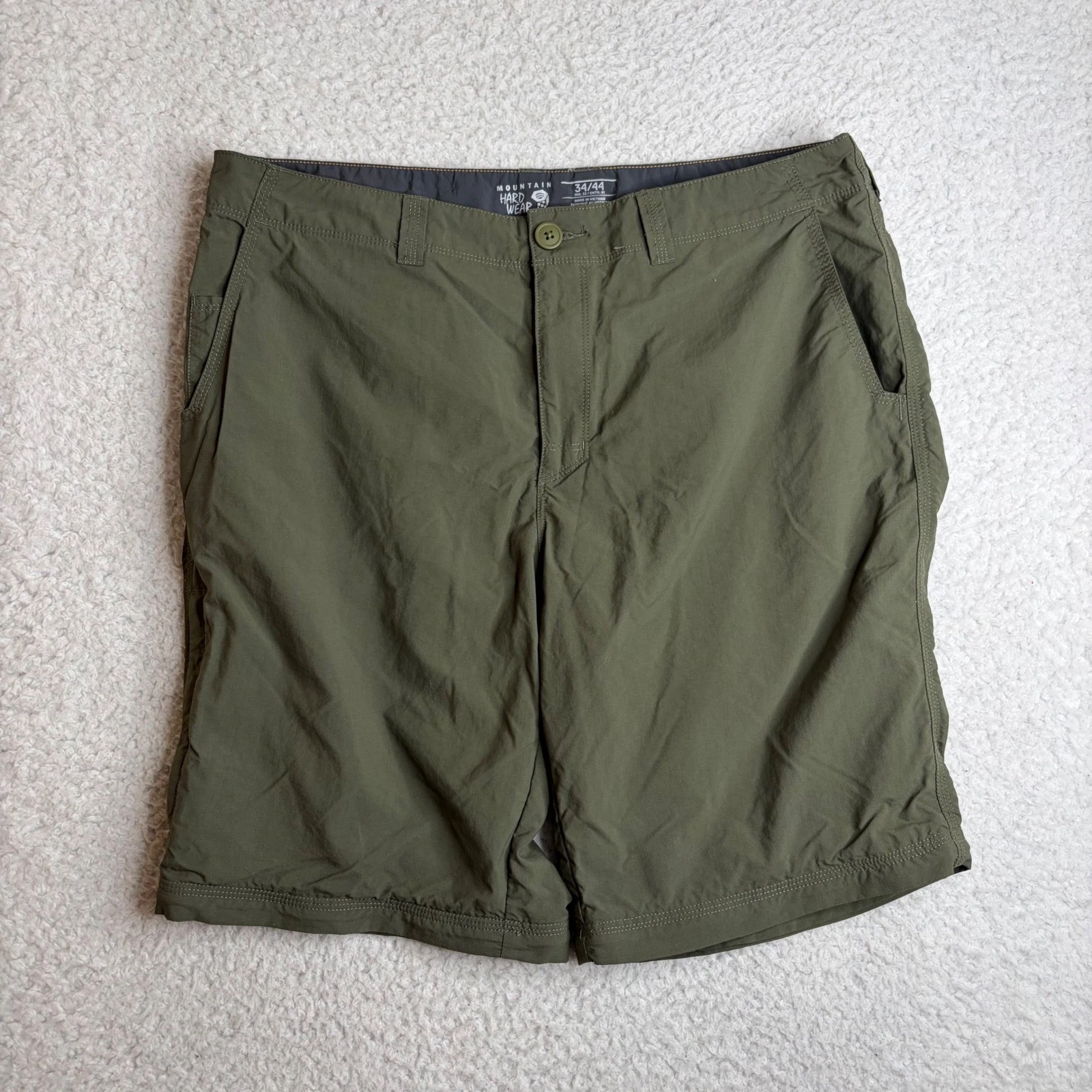 Mountain Hardwear Mens Olive Green Hiking Shorts Size 34 Technical Outdoor Cargo
Opens in a new wind