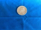1949 Washington Quarter (orange/purple)