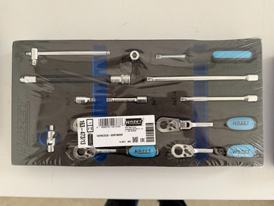 163-473/13 1/4'' Ratchet Set-Hazet new (price incl. shipping + customs duties!)