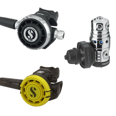 SF-1 TopDeal: Scubapro MK25 EVO Atemreglerset mit 2. Stufe und Octopus nach Wahl