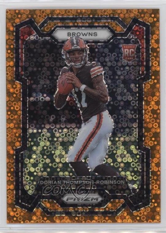 2023 Panini Prizm Rookies Disco Prizm Dorian Thompson-Robinson #322 wq8