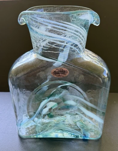 Blenko Glass Water Bottle 384 - Uranus