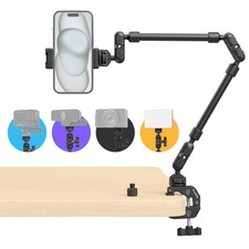 22" Magic Arm Clamp, Overhead Phone Mount Holder Stand, Flexible Desk Camera ...