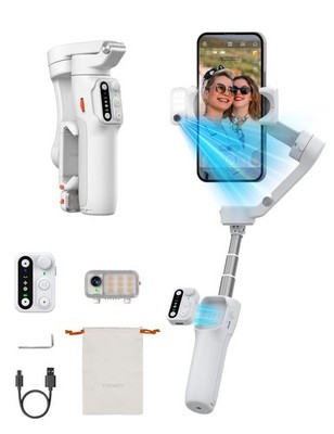 Hohem iSteady V3 Phone Gimbal with AI Tracker Fill Light Remote