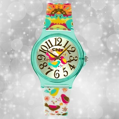 Chic-Watches Damenuhr Anime Style Vogel Armbanduhr Chic Lady-Uhr UC029