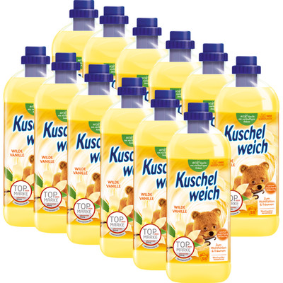 Kuschelweich Duftweichspüler Wilde Vanille 12x1L - Hochwertige Pflege für Ihre W