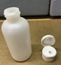 50 pack- 2oz 60mL Plastic Boston Round Squeeze Bottles With Caps GOOD QUALIT