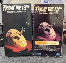 Friday The 13th The Final Chapter Horror VHS Jason LOT OF 2! RARE Subtitled