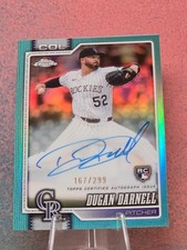 Dugan Darnell Chrome 2026 Aqua /199 Auto