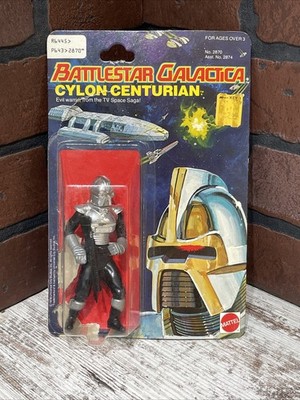Mattel Battlestar Galactica Cylon Centurion Figure 1978 Complete + Cardback Vtg