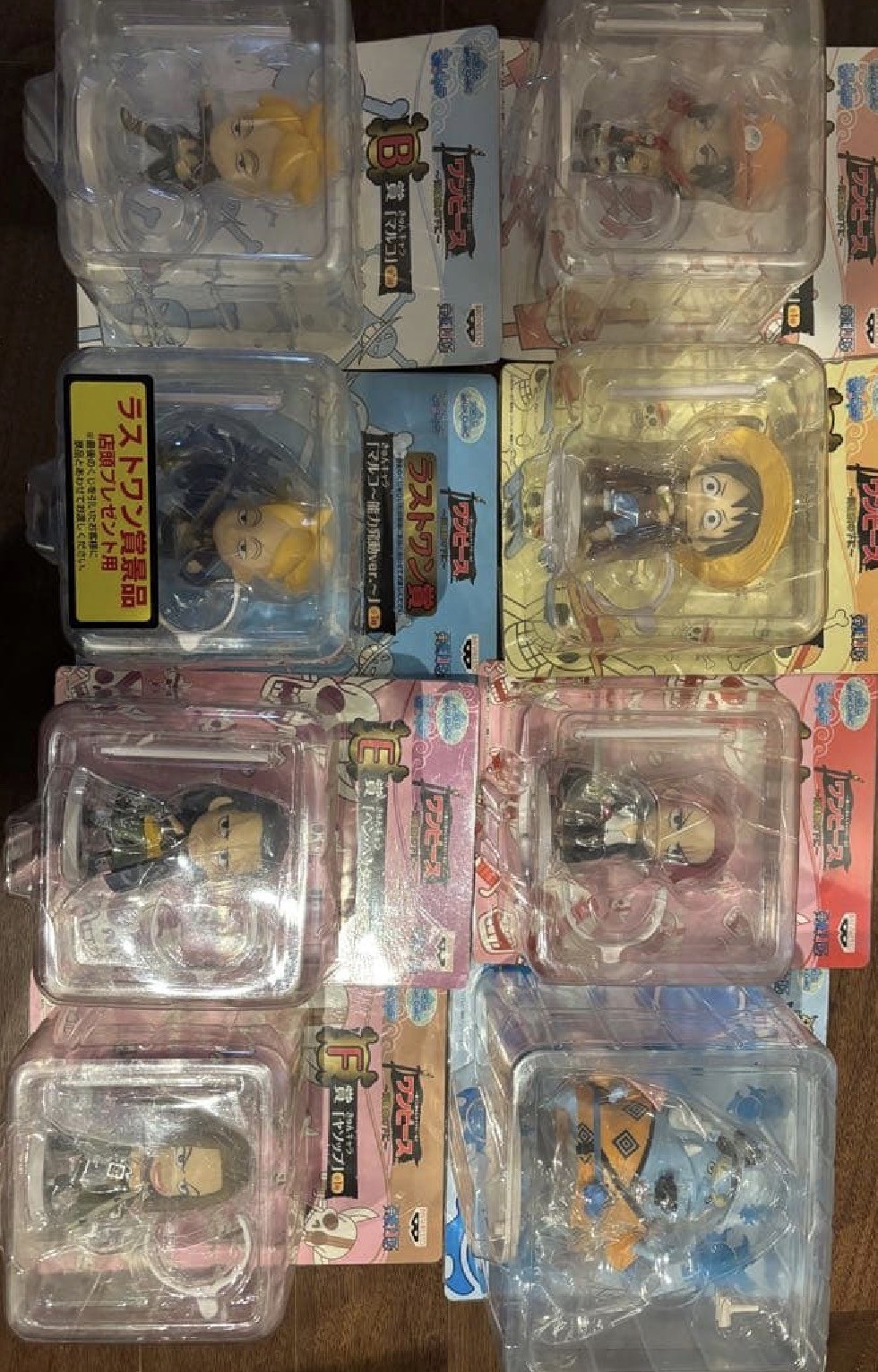 Juego de 8 figuras One Piece