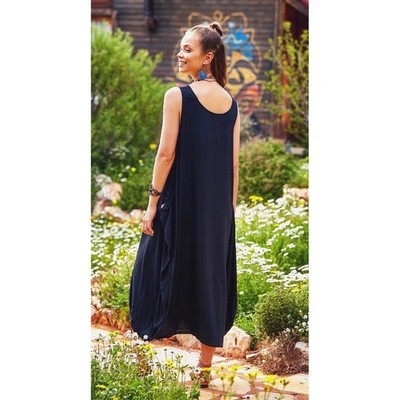 flowy kimono dress Dreamscape Kimono Sleeve Maxi Dress Natural/Clay / S/M main image 1