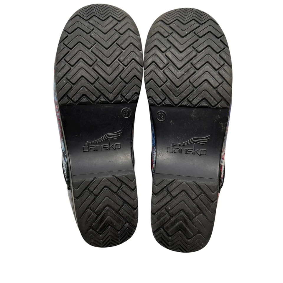 Zuecos de estampado floral Paisley Dansko para mujer talla 39 EU Zapatos de confort para enfermeras y juegos Foto 4 de 4