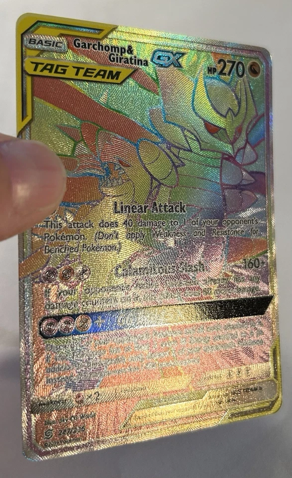 Garchomp & Giratina GX (Secret) 247/236 Sm-Unified Minds Holo VLP - Image 3 of 4