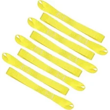 Soft Loop Tie Down Straps 1800Lbs Load Capacity,Color: yellow-8Pack