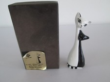 RARE CMIELOW POLAND CHINA CAT FIGURINE #165 MOTHER & KITTEN DES PATSY ALLEN &BOX