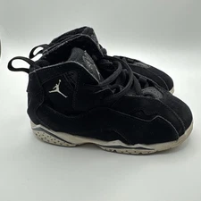 Toddler's Jordan True Flight Black/Phantom-Anthracite (343797 050) Baby Shoes