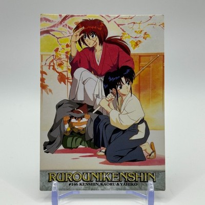 Kenshin Kaoru Yahiko Rurouni Kenshin 1st ed TCG Carddass Masters 1997 Japan #146
