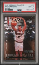 1998 UD BLACK DIAMOND SINGLE #93 RAEF LAFRENTZ PSA 10