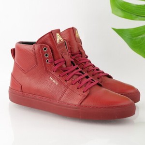 Axel Arigato Mens High Top Sneakers Size 10 US Red October Leather Lace Up Shoes Sneaker Dice lo Bordeaux Axel Arigato | Ferraris Boutique  main image 3