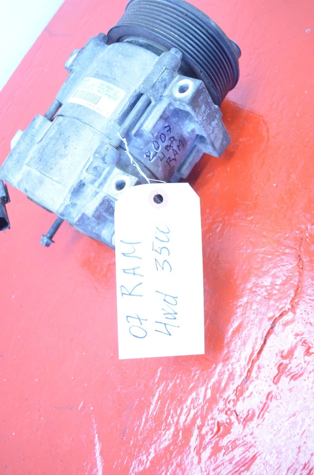 07-09 DODGE RAM 3500 4x4 6,7 L diésel aire acondicionado compresor de aire acondicionado OEM Foto 2 de 4