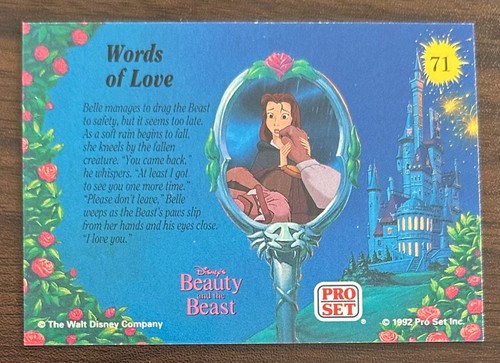 1992 Pro Set Disney Beauty and the Beast Cards - Inserts - You Pick - Picture 145 of 211