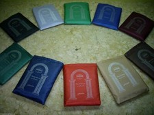 60 Different colors Pocket Prayer Rug Mat Travel portable Islamic Musallah
