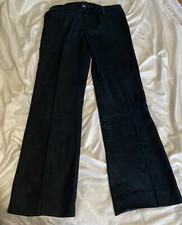 Mossimo Womens Straight Dress Pant Stretch Mid Rise Fit 4 Blue Size 4