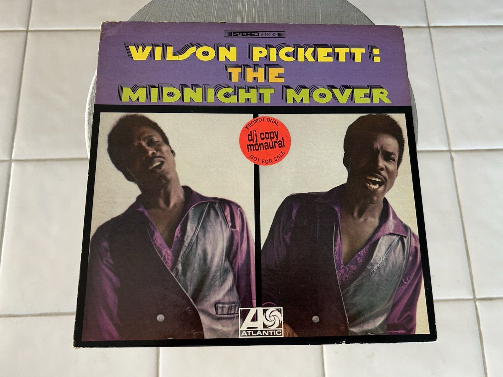 Wilson Pickett The Midnight Mover Promotional Dj Copy MONO White Label LP  VG+