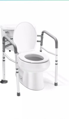 Medical king Toilet Safety Rail - Adjustable Detachable Toilet Safety Frame