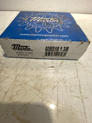 Martin 1 3/8 Finished bore 18 tooth #60 roller chain sprocket 60BS18 - Picture 2 of 2
