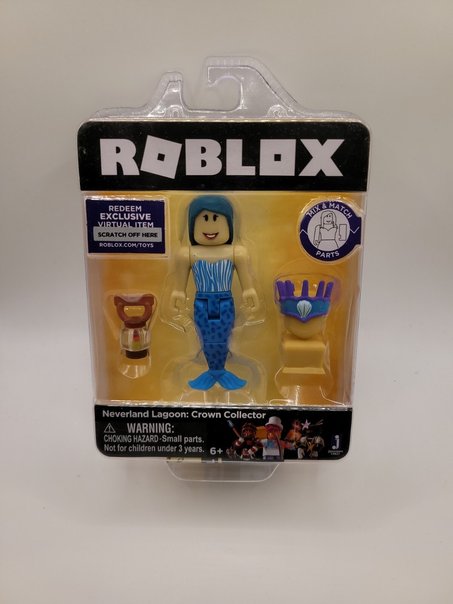 Roblox Neverland Lagoon Crown Collector Mermaid Action Figure New