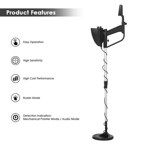 Metal Detector Gold Finder Automatic Waterproof Deep Sensitive Coil Kids Gift - Picture 66 of 86